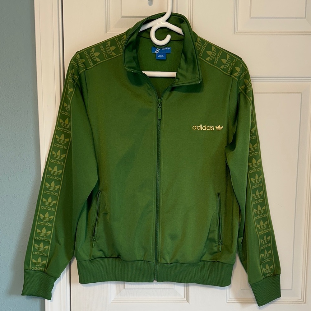 Adidas Women’s XL Grass Green Track Jacket